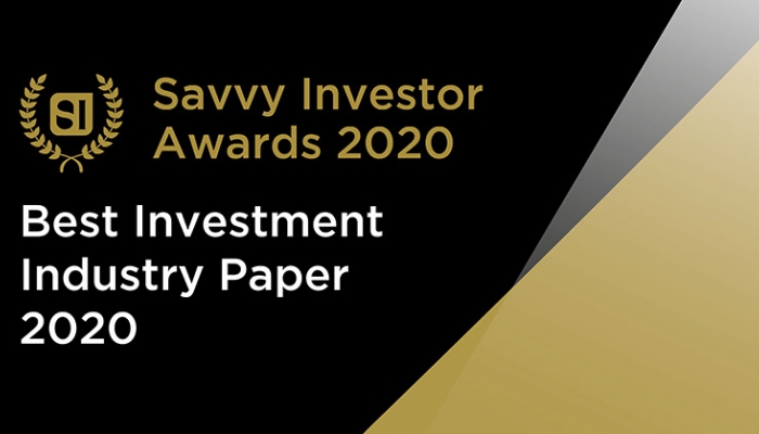 Best Investment Industry Paper 2020