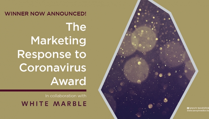 Marketing Response to Coronavirus Award 2020