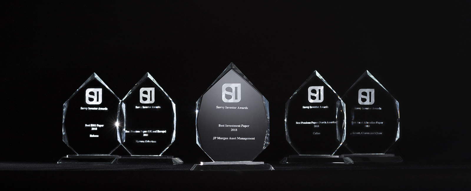 Savvy Investor Awards 2018 Trophies