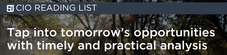 CIO reading list, May 2026: Building tomorrow's diversified portfolios