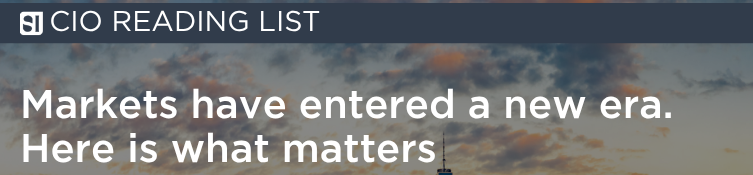 CIO reading list, July 2026: The big forces shaping allocations today