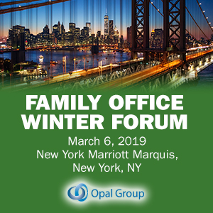 Family Office Winter Forum 2019 (New York City) 6 Mar