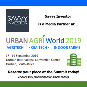 Urban Agri World 2019 (Durban) 17-19 Sep