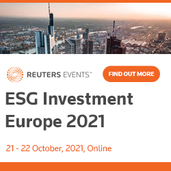 Virtual Event 21-22 Oct 2021: Reuters ESG Investment Europe