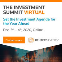 Virtual Event 3-4 Dec 2020: Reuters Global Investment Summit