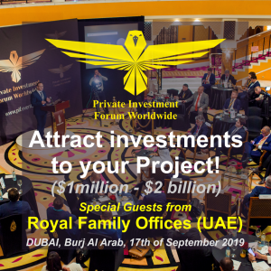 VIII Private Investment Forum Worldwide (Dubai) 17 Sep 2019