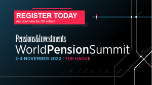 WorldPensionSummit (Netherlands) 2-4 Nov 2022