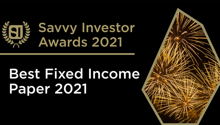 Best Fixed Income Paper 2021