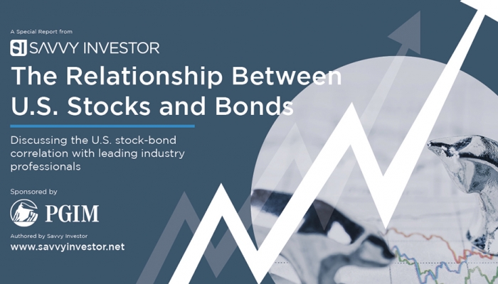 relationship US stocks bonds correlation