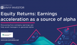 Equity Returns: Earnings acceleration as a source of alpha  Image