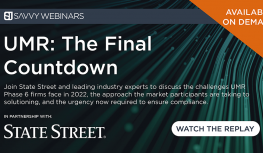 Webinar: Uncleared Margin Rules (State Street, 2022) Image